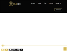 Tablet Screenshot of mxspa.com
